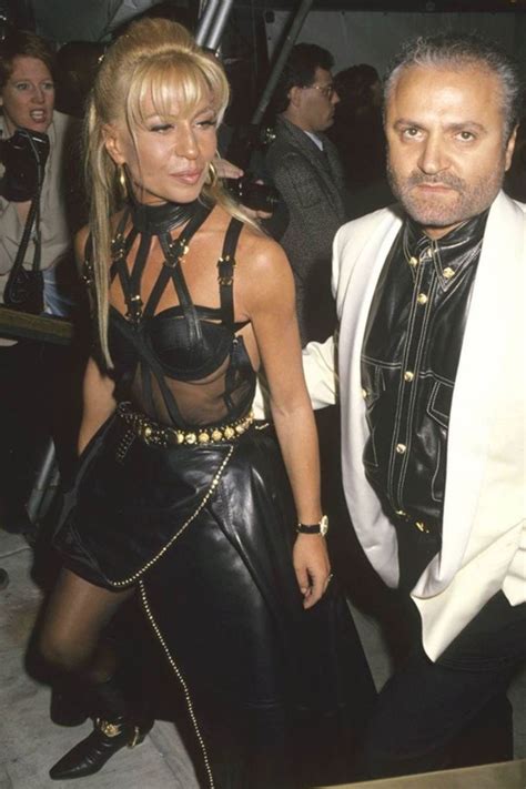 90s donatella versace|Donatella Versace young photos.